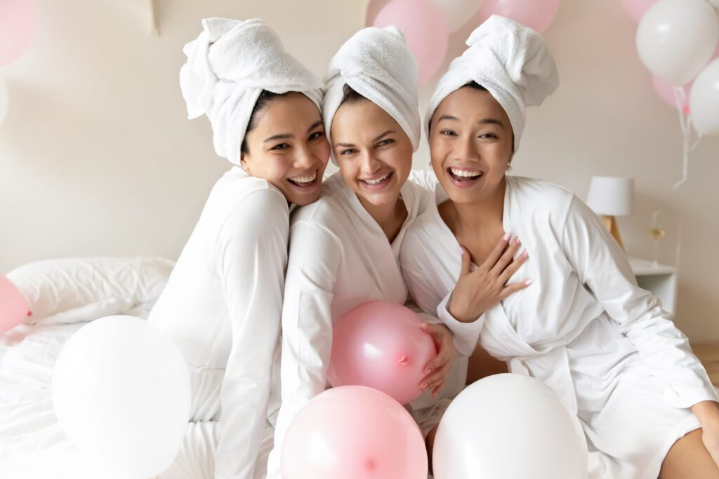 bridal shower spa day