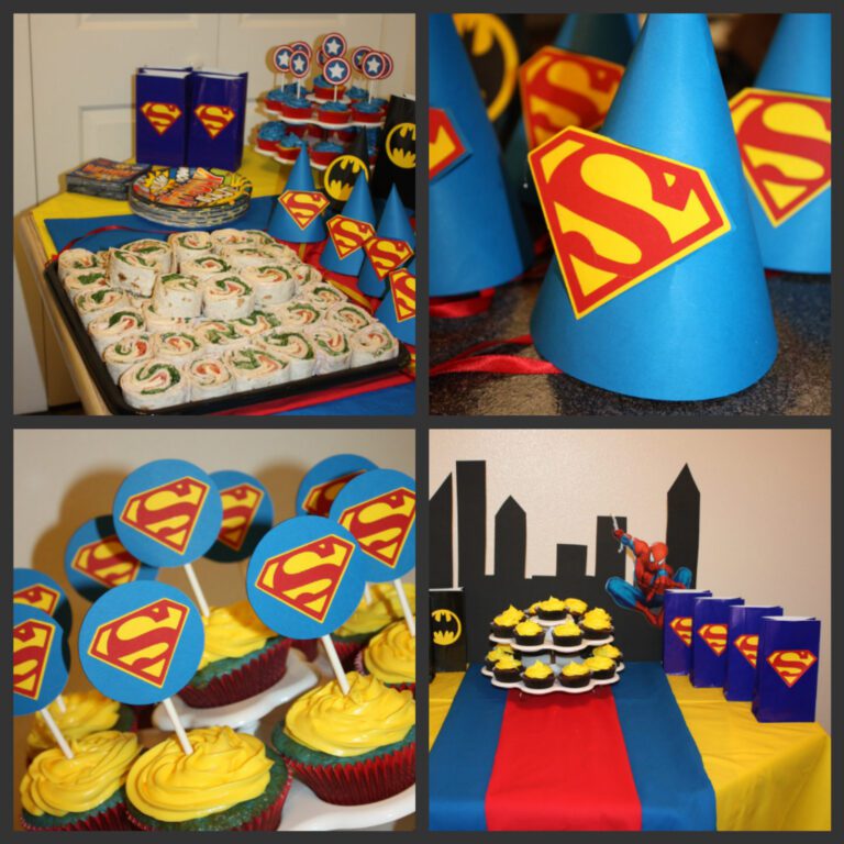 Superhero Birthday theme
