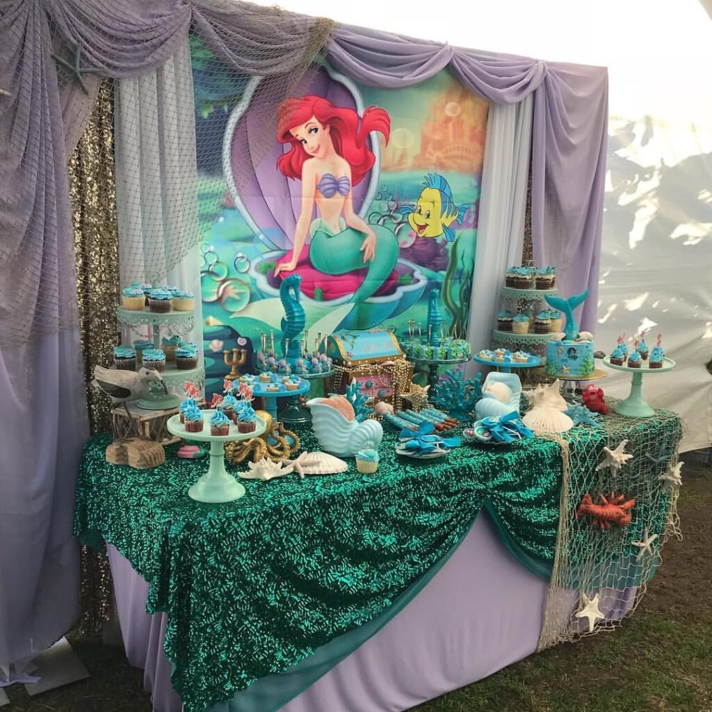 Mermaid-Themed Birthday Party