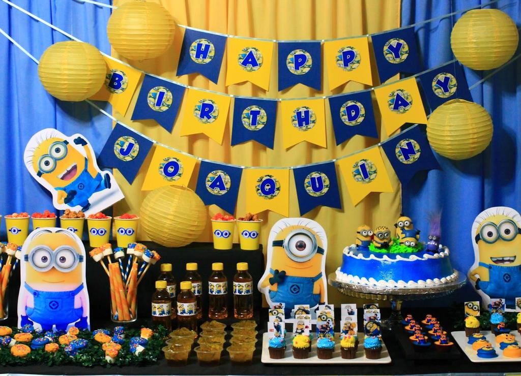 minions-themed birthday