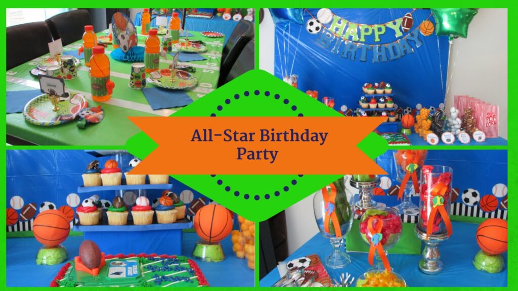 sports Birthday theme